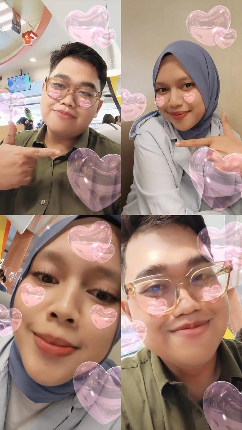Foto kenangan percakapan panjang Mas dan Adek