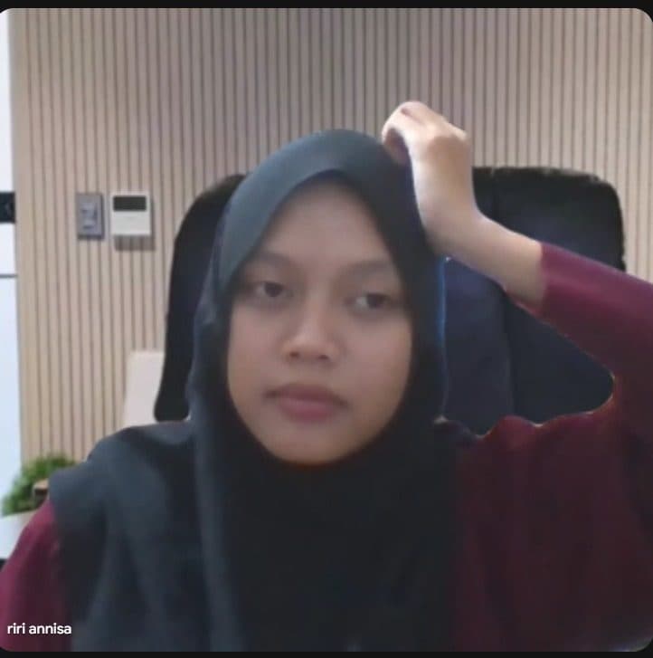 Foto momen Adek sedang berjuang